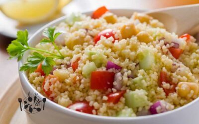 Taboulé d’épeautre aux pois chiches (vegan)