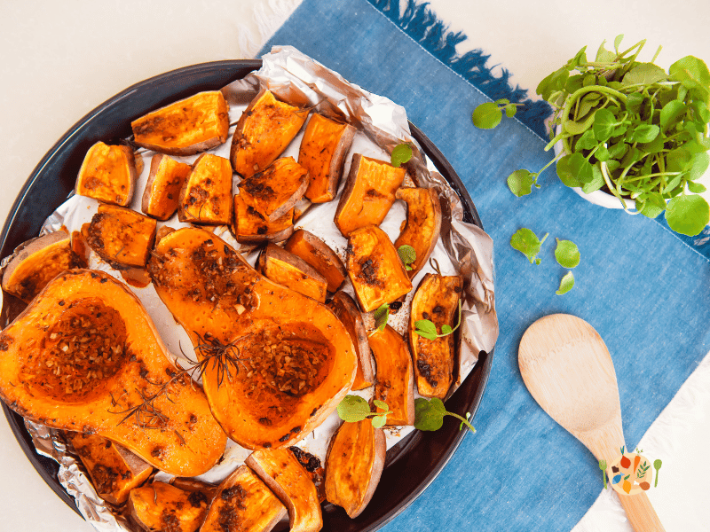 Courge butternut rotie